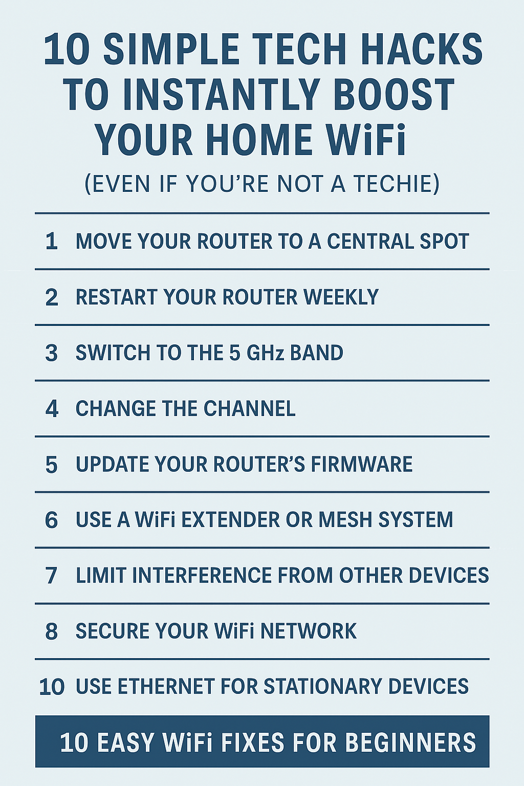 10 Easy WiFi Fixes for Beginners